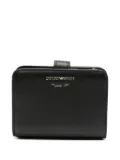 Emporio Armani logo-lettering wallet - Black