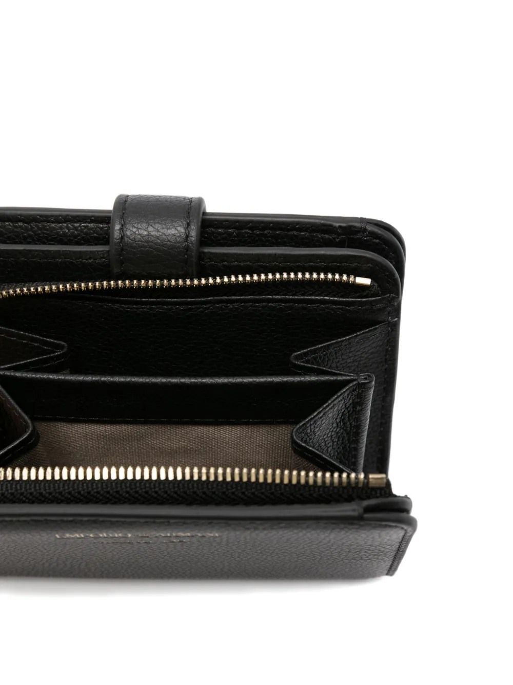 Emporio Armani Portemonnee met logo Zwart