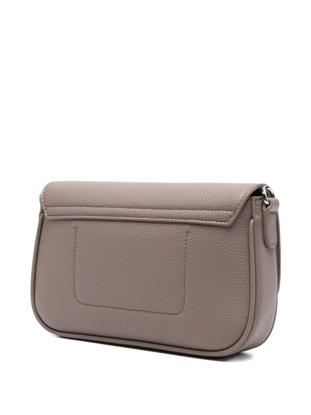 Emporio Armani Logo-print Shoulder Bag In Brown