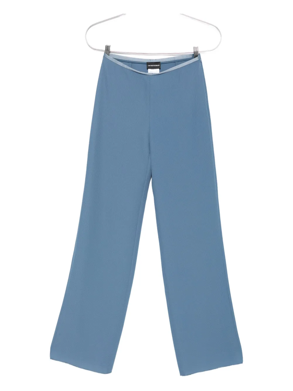 Emporio Armani wide-leg trousers Blauw