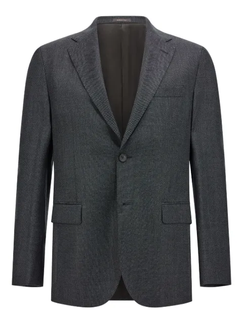 Boggi Milano bird's eye virgin wool blazer