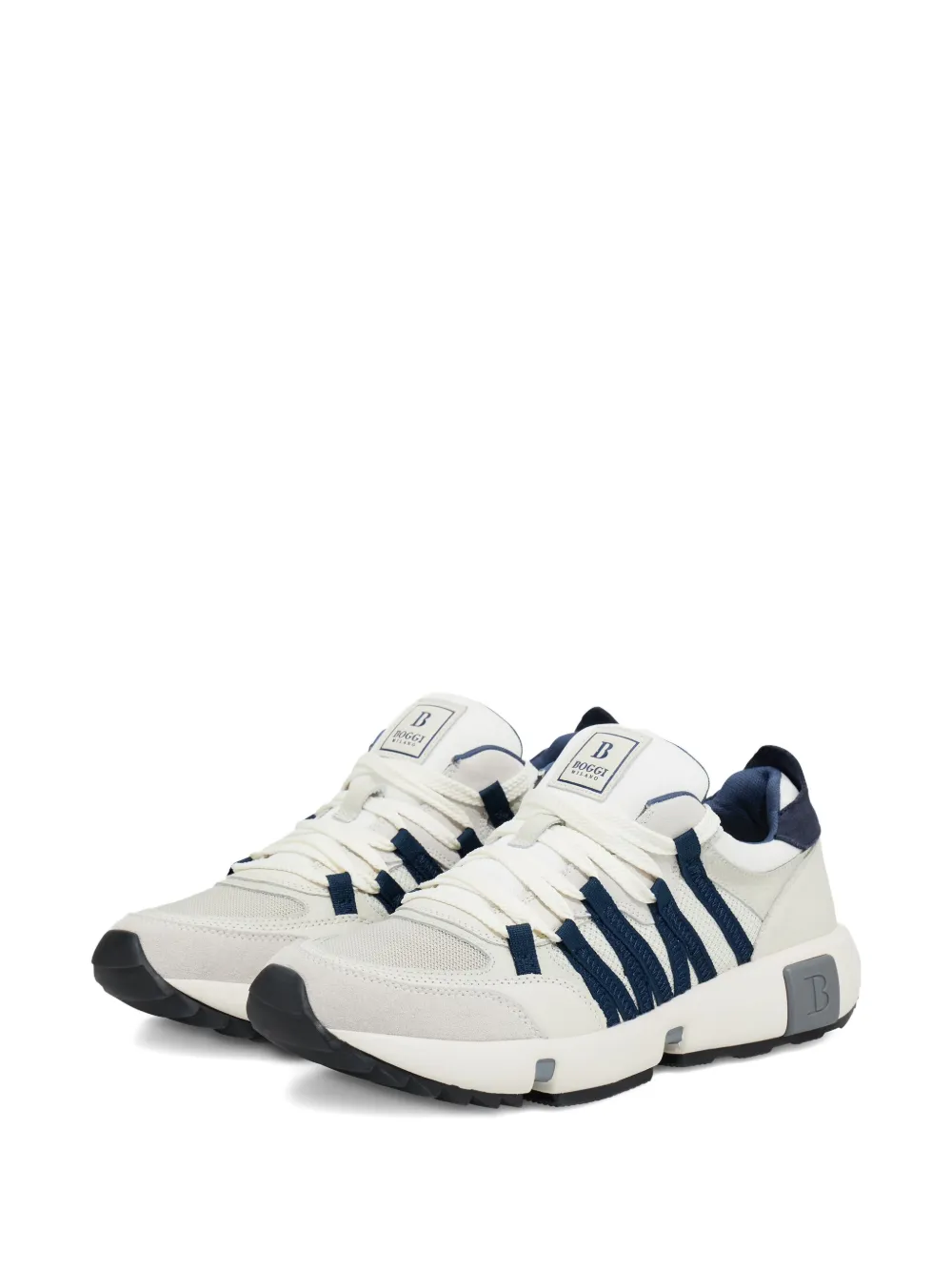 Boggi Milano panelled sneakers White