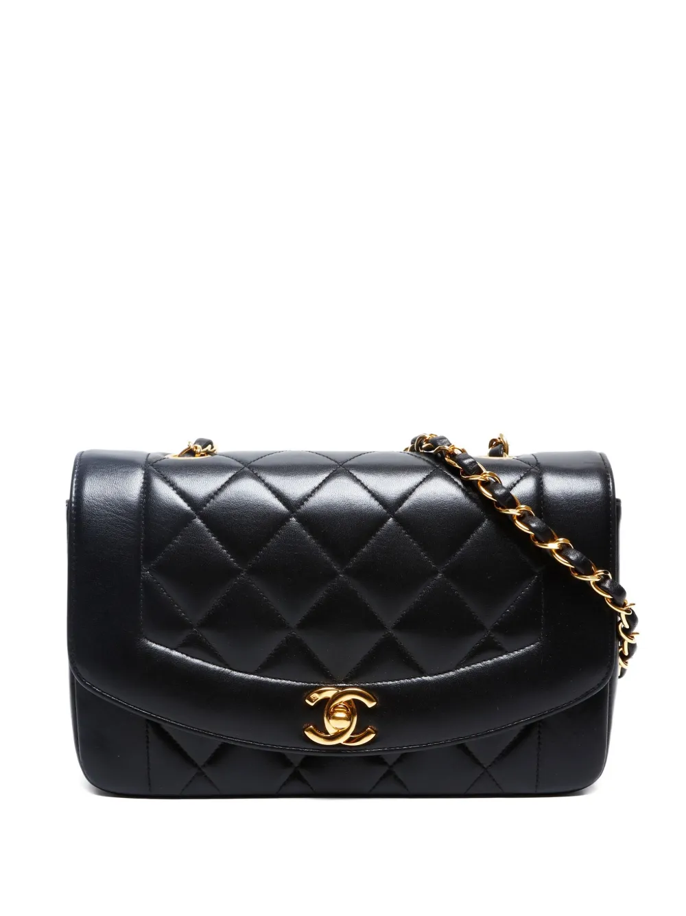 CHANEL Pre-Owned 1994 ダイアナ ショルダーバッグ S - ブラック CHANEL Pre-Owned 1994 ダイアナ ショルダーバッグ S - ブラック