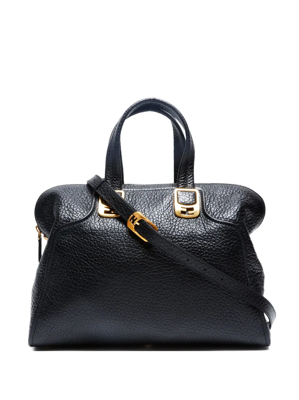 Fendi Pre-Owned 2000s Chameleon leather tote bag | Black | Image 1