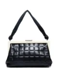 CHANEL Pre-Owned 2002 Choco Bar quilted lambskin shoulder bag - Black