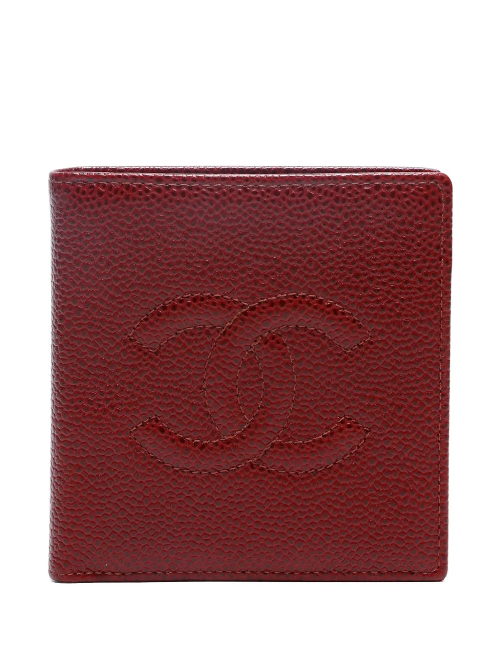 CHANEL Pre-Owned 2000-2002 interlocking CC wallet | Red | Image 1