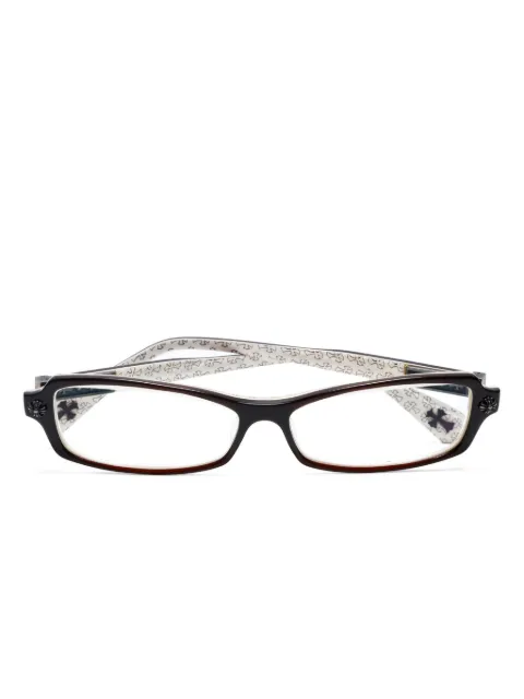 Chrome Hearts 2000s Pre-owned flower-embellish glasses