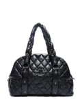 CHANEL Pre-Owned 2005-2006 small Lady Braid diamond-quilt tote bag - Black