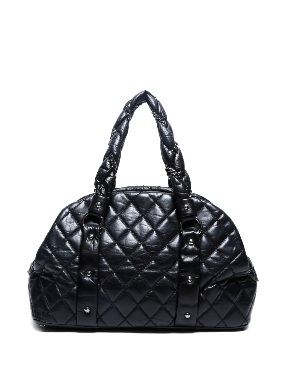 CHANEL Pre-Owned 2005-2006 small Lady Braid diamond-quilt tote bag | Pre-Owned | Image 2