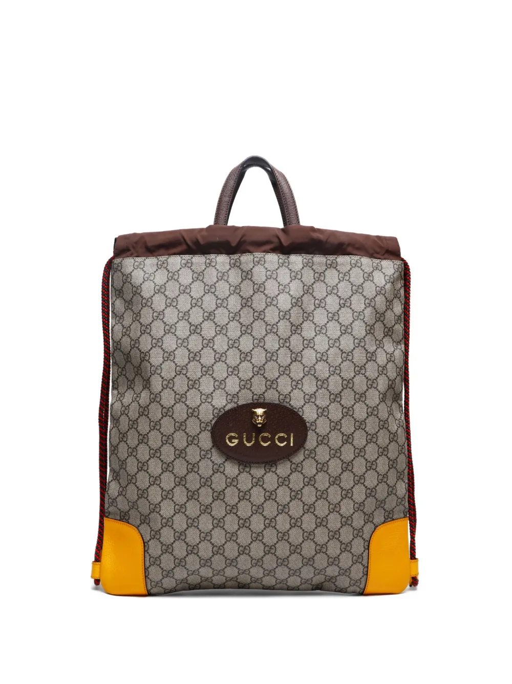 Gucci Pre-Owned 2015-2020 GGスプリーム バックパック - ニュートラル Gucci Pre-Owned 2015-2020 GGスプリーム バックパック - ニュートラル