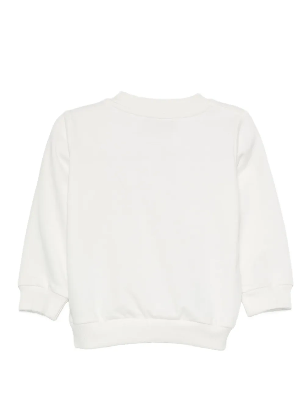 Moschino Kids Sweater met teddybeerlogo Wit