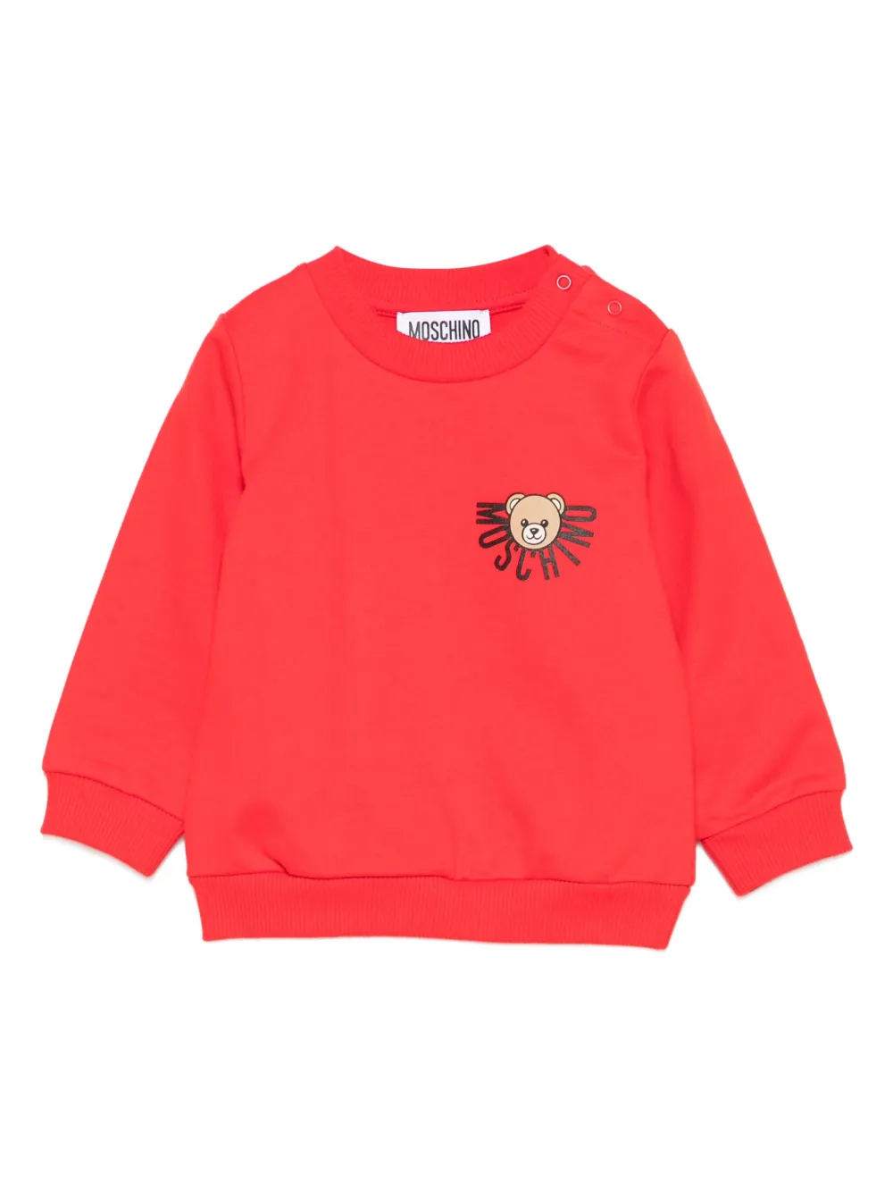 Moschino Kids Teddy Bear sweatshirt Rood