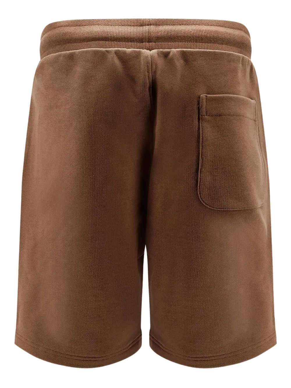 AMI Paris Ami De Coeur shorts met trekkoord Bruin