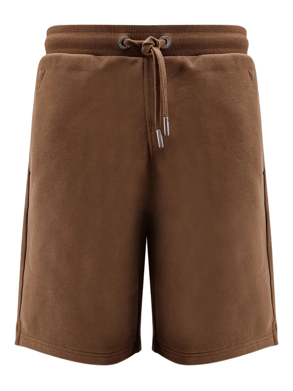 AMI Paris Ami De Coeur shorts met trekkoord Bruin