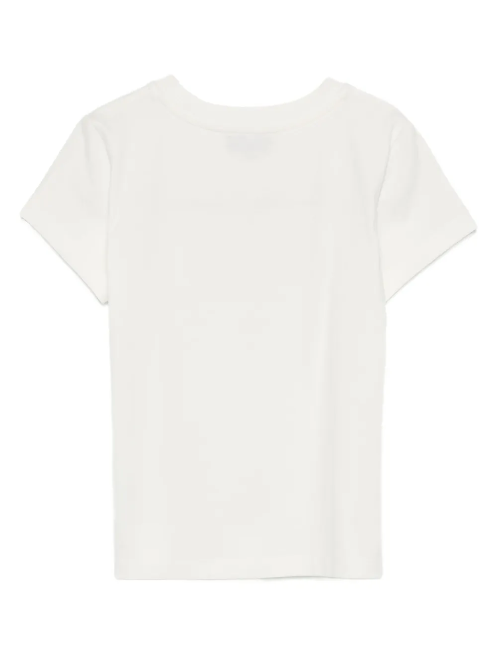 Moschino Kids Teddy Bear-bow T-shirt Wit