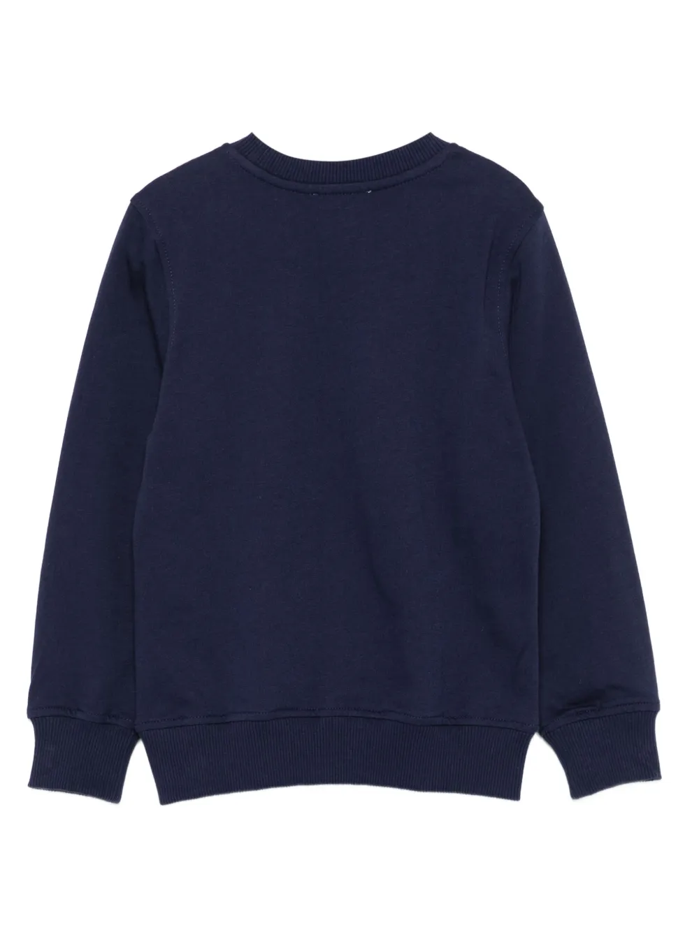 Moschino Kids Teddy Bear-embroidered sweatshirt Blauw