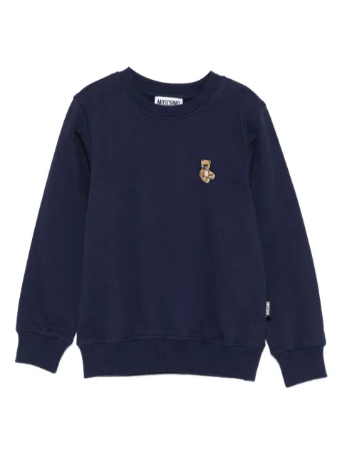 Moschino Kids Teddy Bear-embroidered sweatshirt
