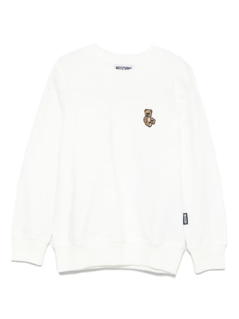 Moschino Kids Teddy Bear-embroidered sweatshirt