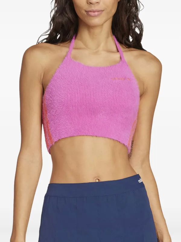 Adidas ホルターネック ニットトップ | ピンク | FARFETCH JP