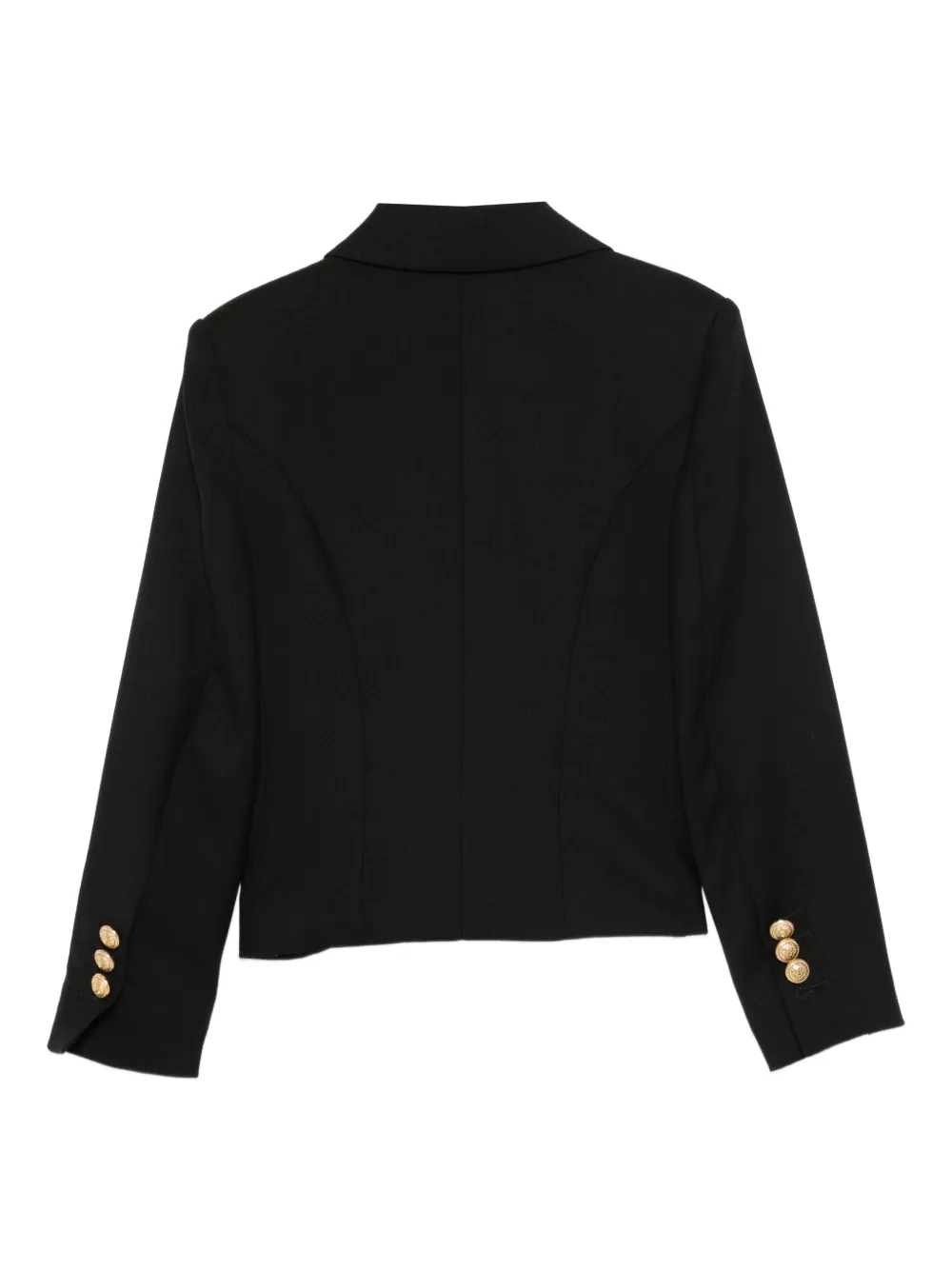 Balmain Kids Cropped blazer Zwart