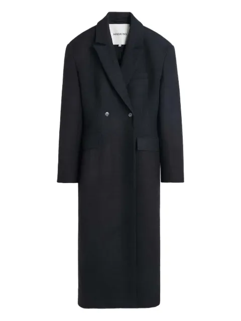 HERSKIND padded-shoulders double-breasted coat