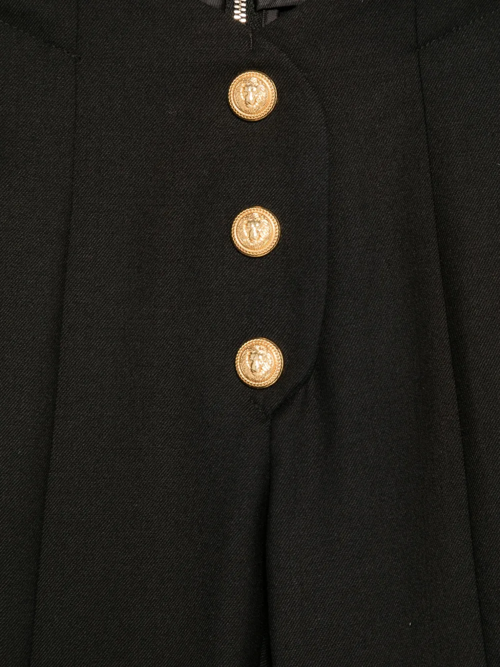 Balmain Kids Broek met knopen Zwart