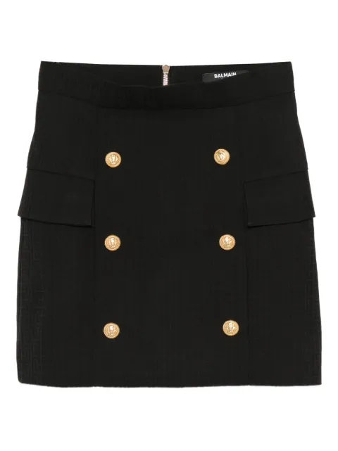 Balmain Kids button skirt