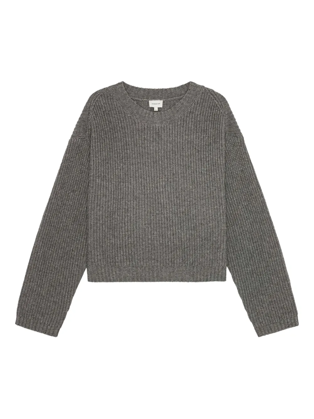 HERSKIND Sabby ribbed knit sweater | Grey | Image 1