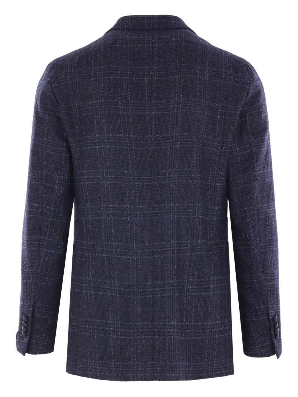 Tagliatore Geruite blazer Blauw