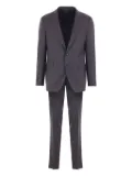 Tagliatore notched-lapel wool suit - Grey
