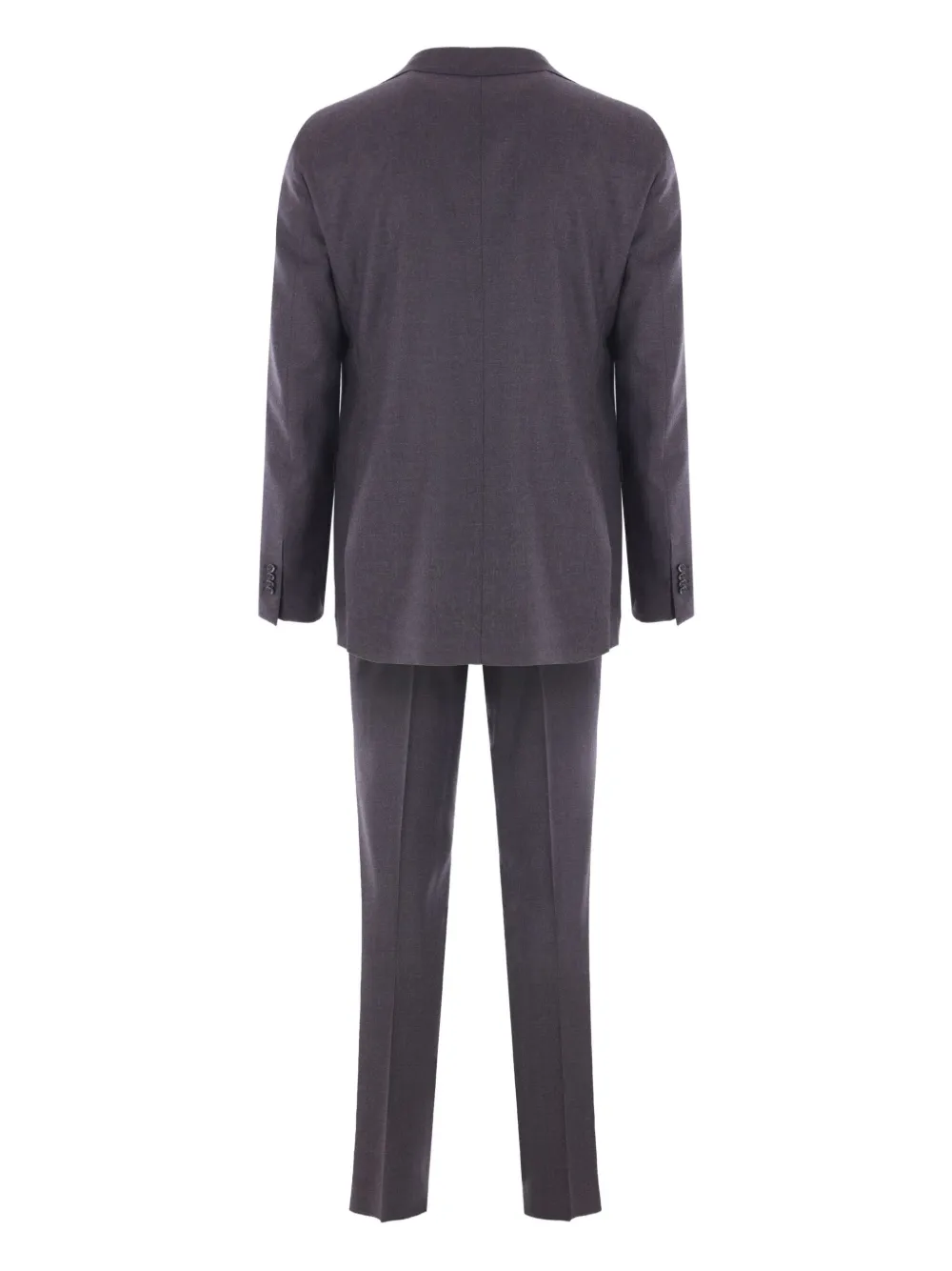 Tagliatore notched-lapel wool suit Grijs