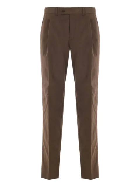 Caruso pleated corduroy trousers