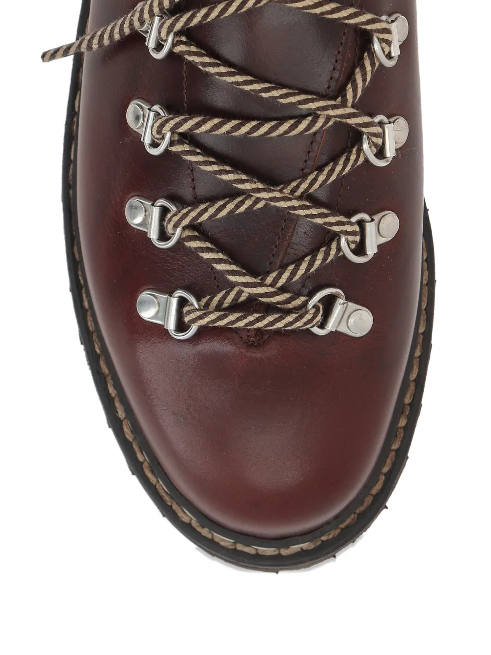 Paraboot leather derby shoes Brown