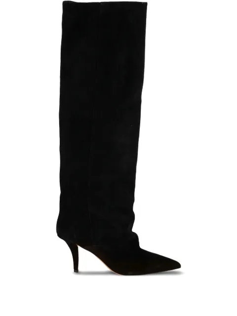 Paris Texas 75mm Ines suede boots