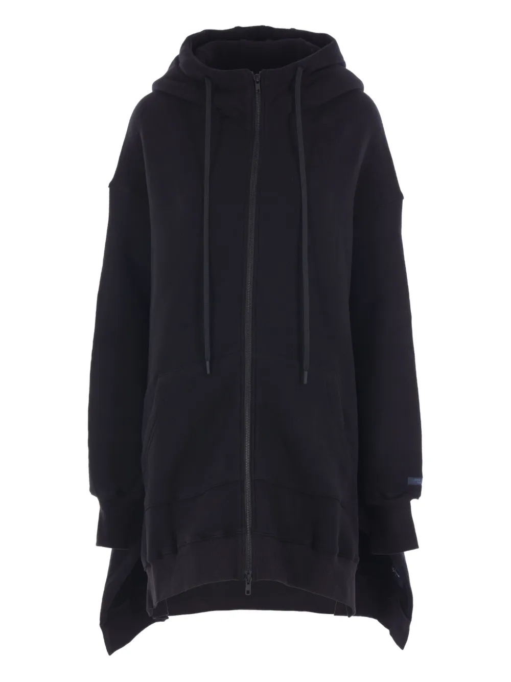 Yohji Yamamoto zip-up hoodie Zwart