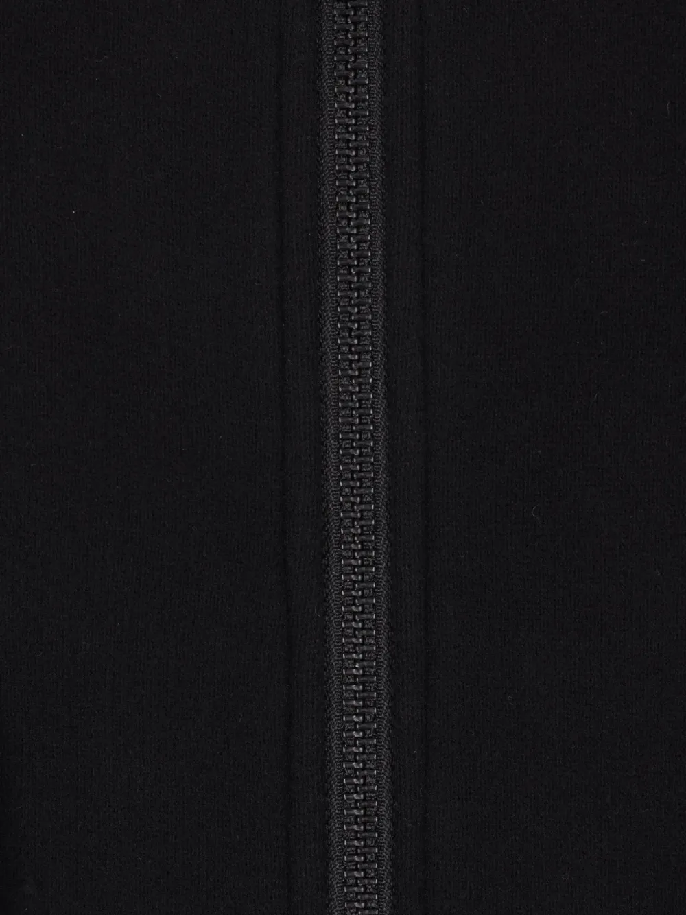 Yohji Yamamoto zip-up hoodie Zwart