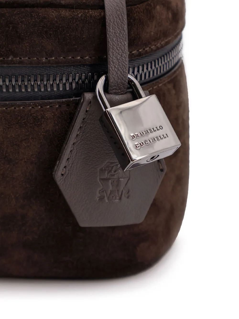 Brunello Cucinelli Suède shopper Bruin