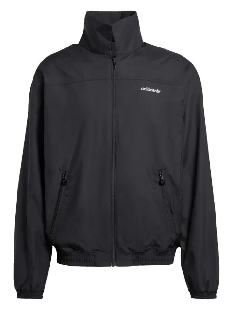 adidas logo-embroidered jacket