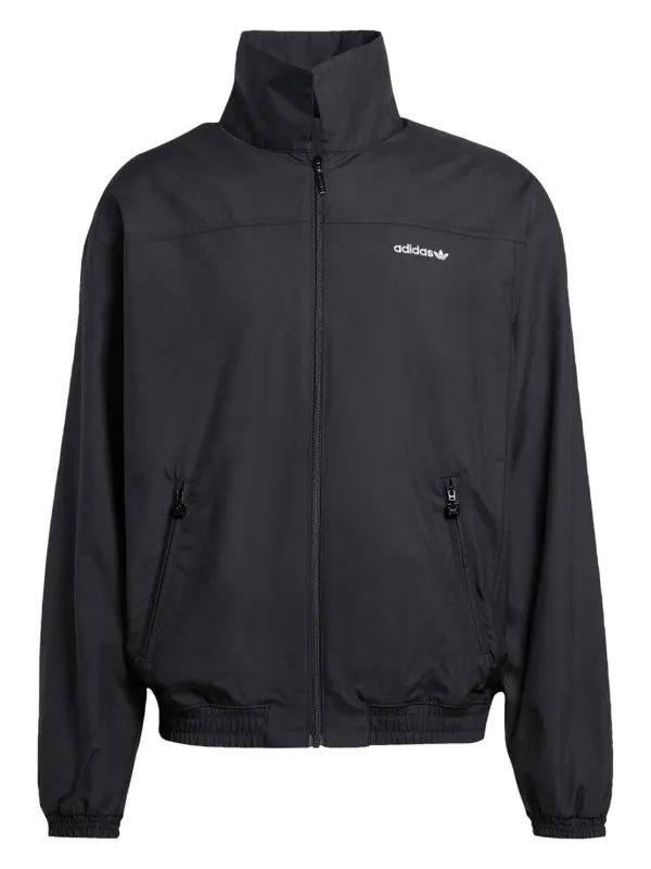 logo embroidered adidas jackets