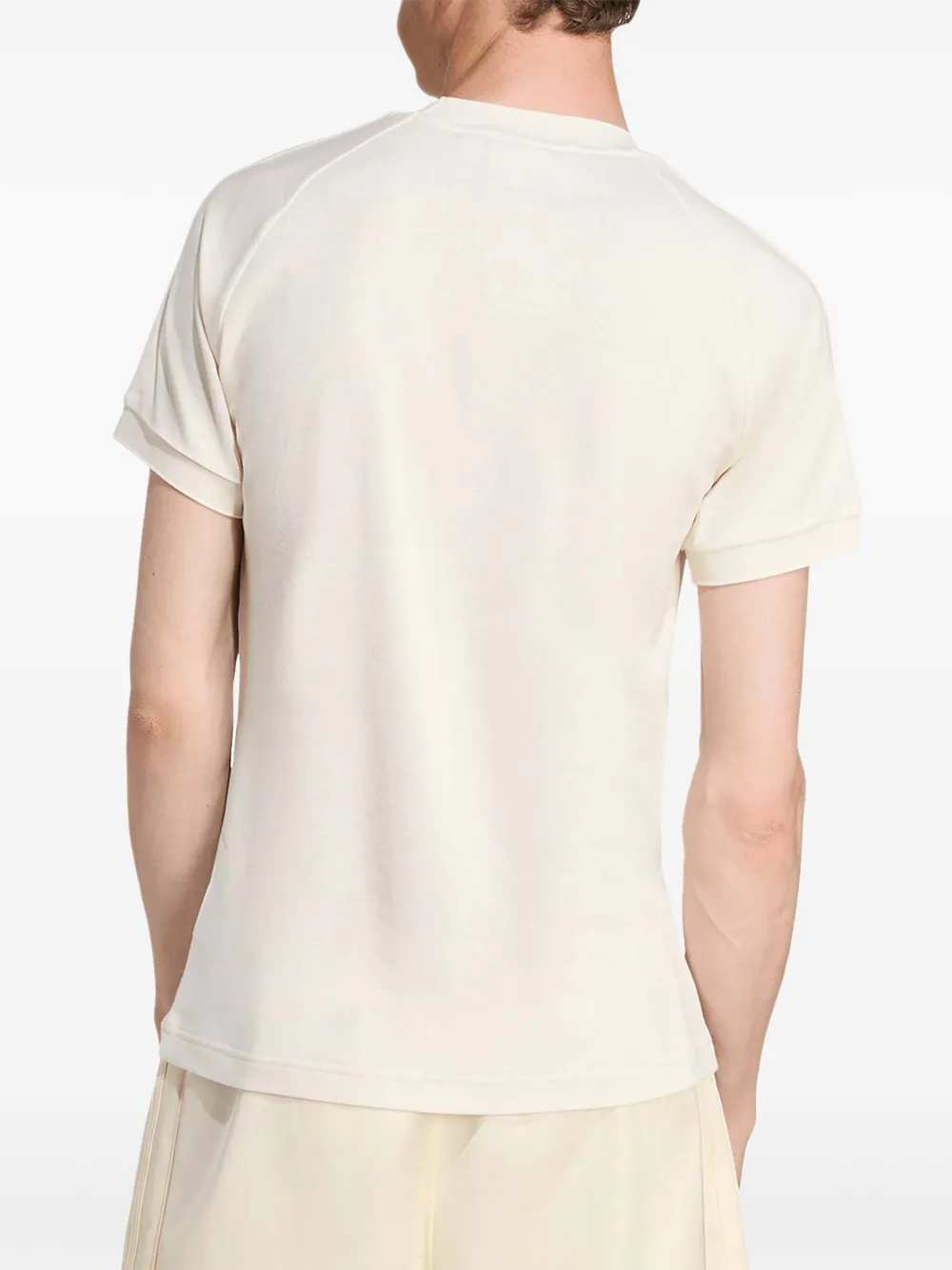 adidas Premium Cali raglan T-shirt met drie strepen Wit