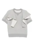 sacai Sponge pullover - Grey