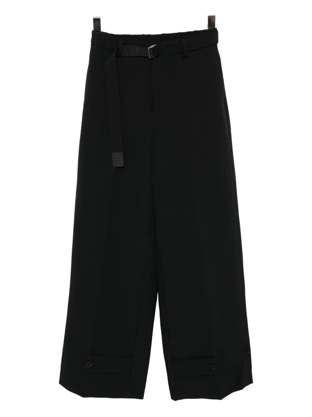 Sacai Matelasse Trousers In Black