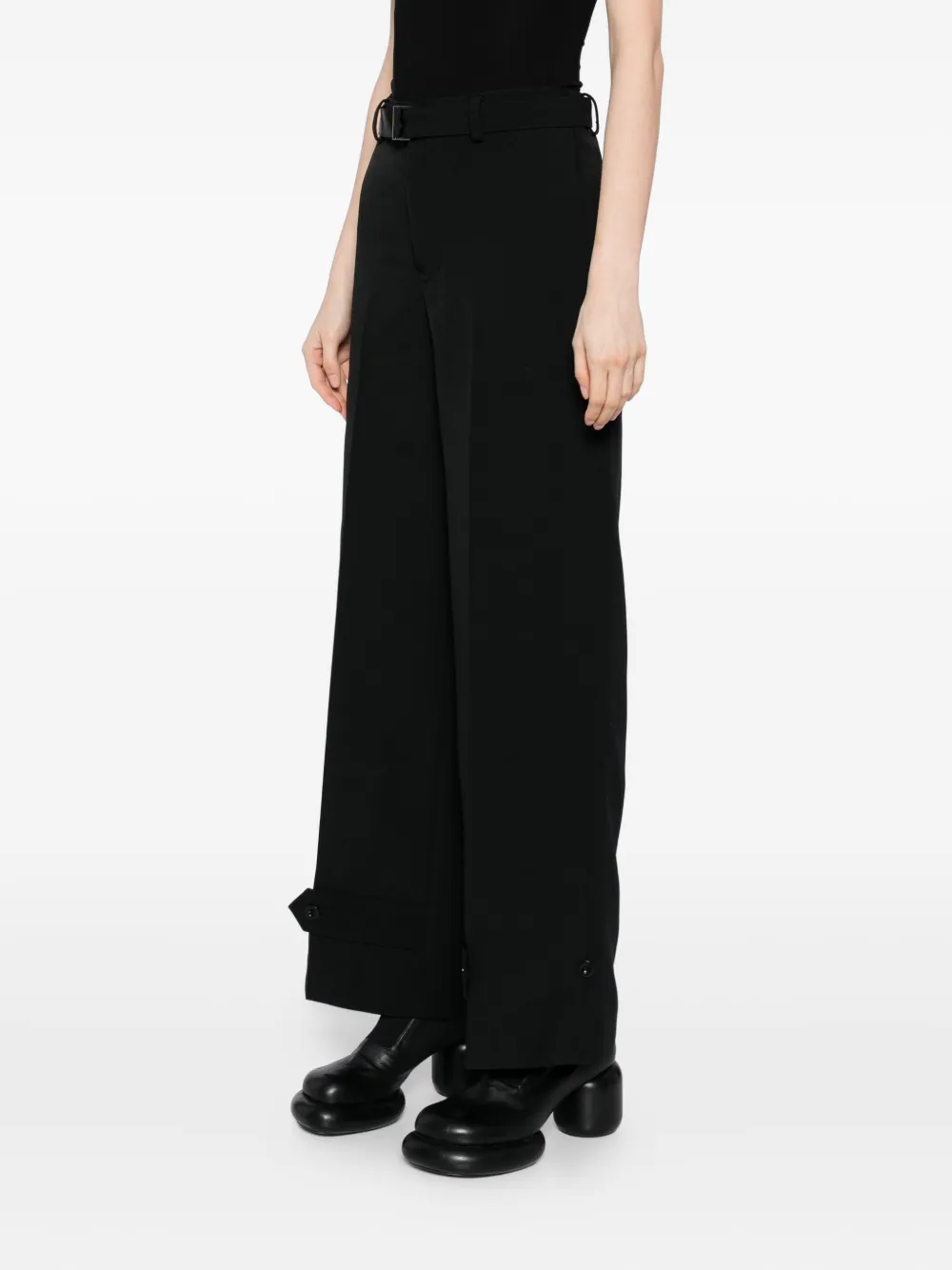 sacai Matelasse trousers Zwart