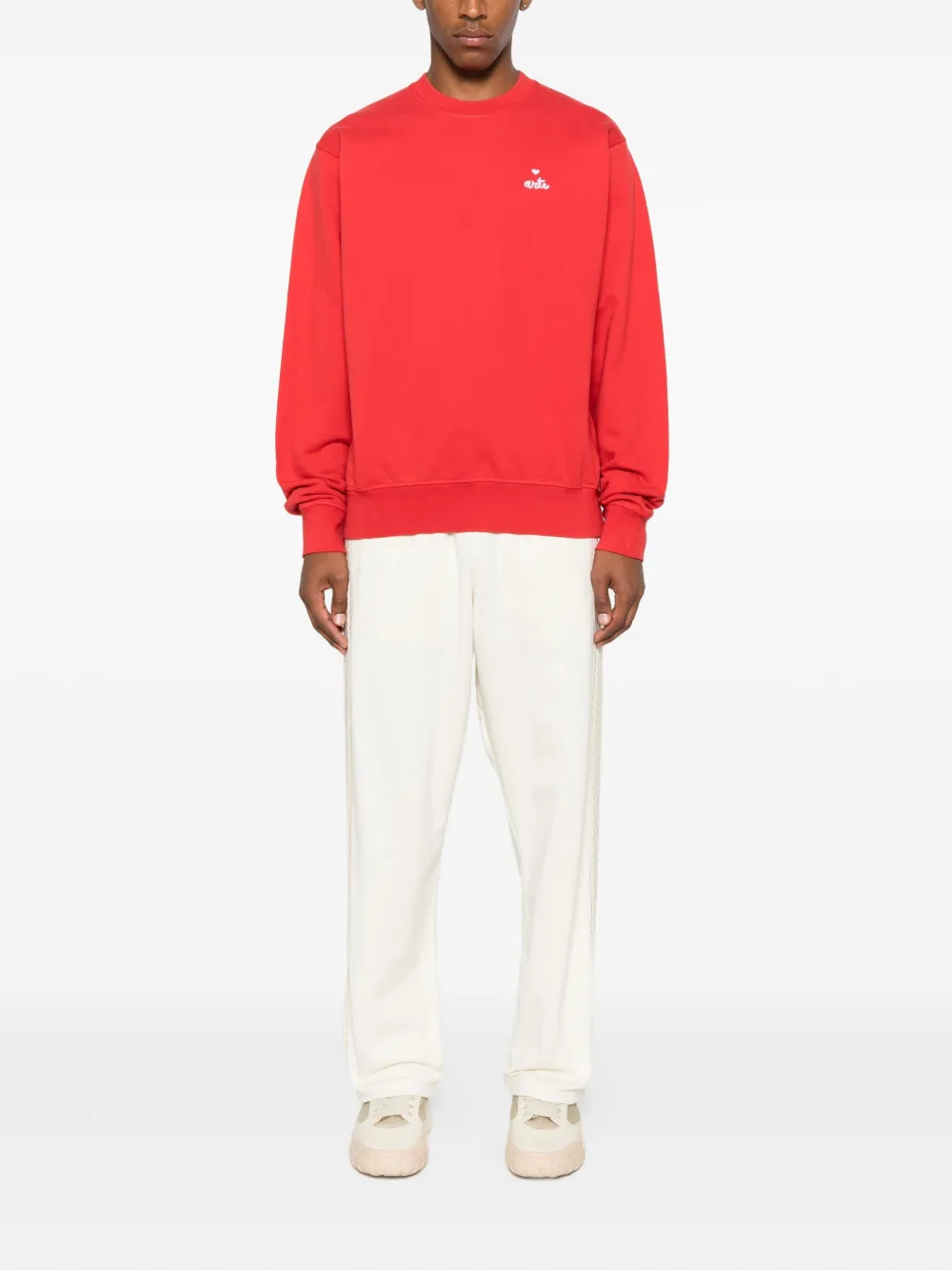 Arte Antwerp Sweater met geborduurd logo - Rood