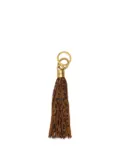 ISABEL MARANT leopard-print tassel keyring - Brown