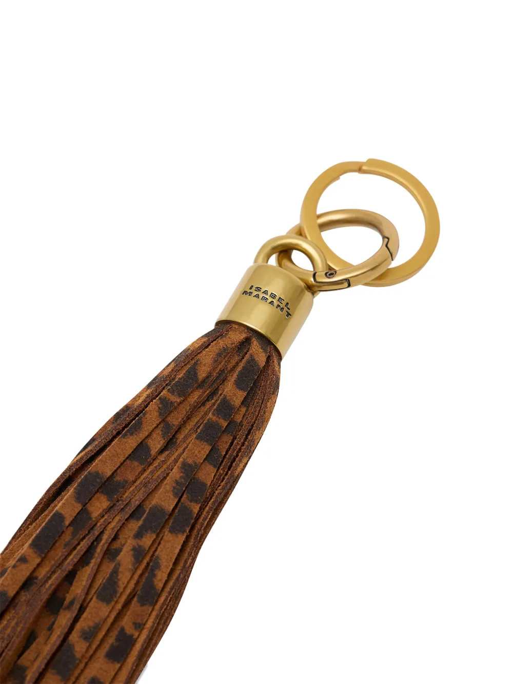 ISABEL MARANT leopard-print tassel keyring | Image 2