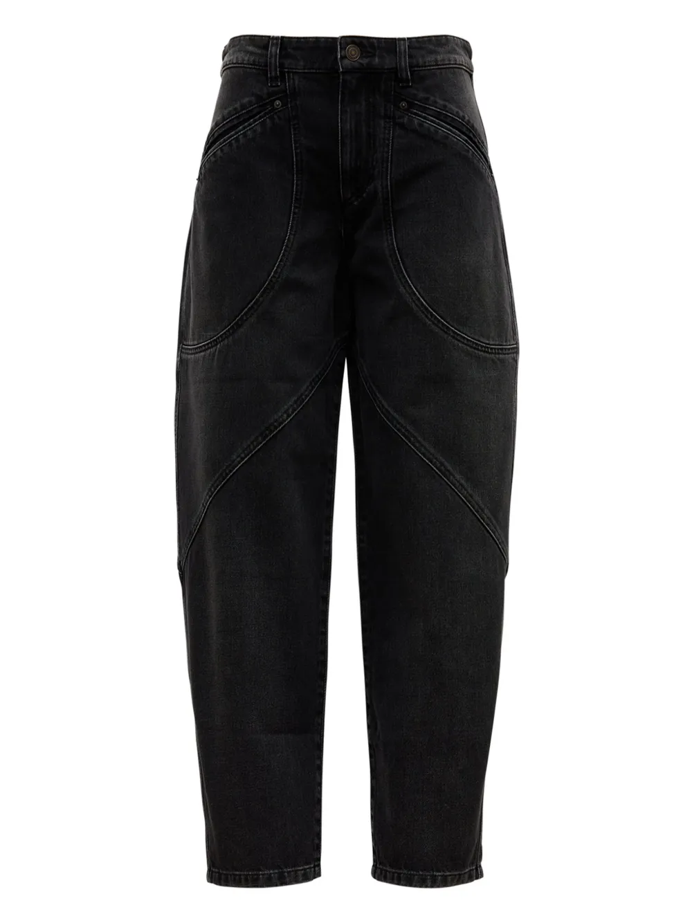 ISABEL MARANT Catarina straight-cut jeans Zwart