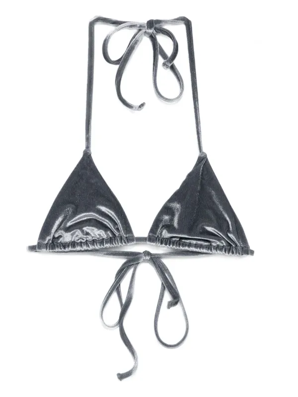 Paloma Wool Top Bikini a Triangolo Grigio FARFETCH IT - Main Image