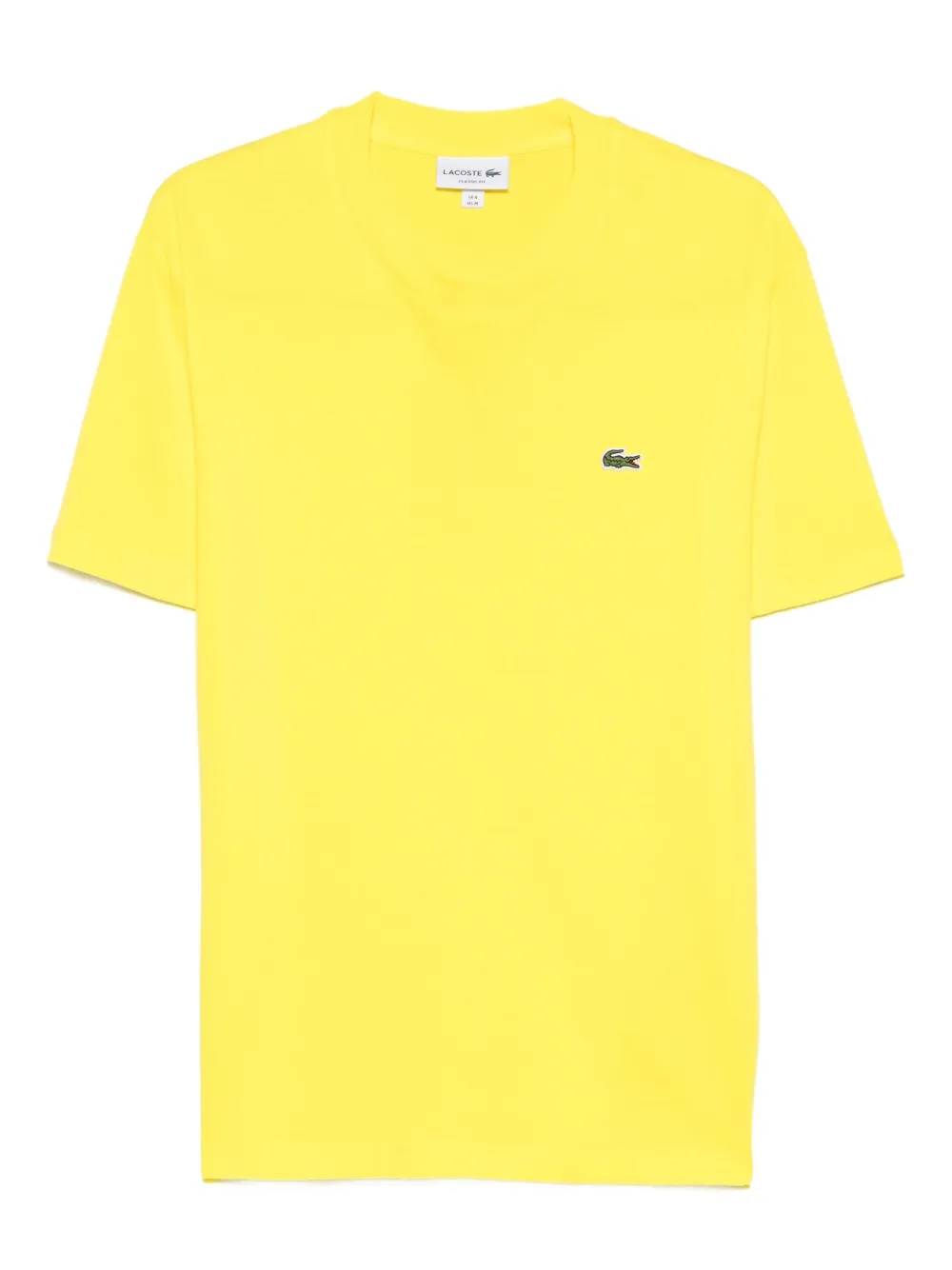Lacoste logo-detail cotton T-shirt | Yellow | Image 1