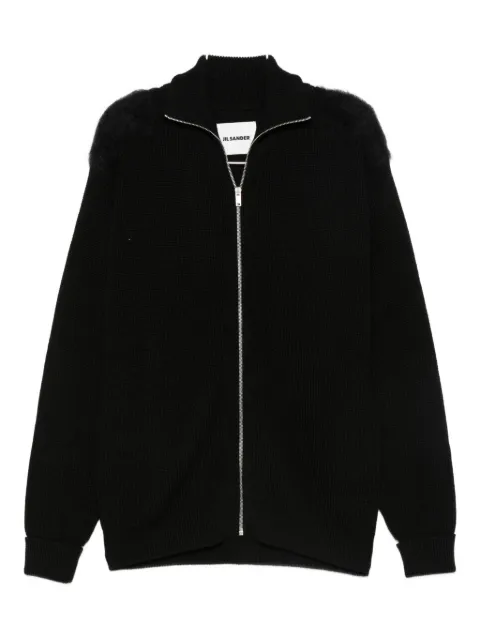 Jil Sander high-neck zip-up cardigan